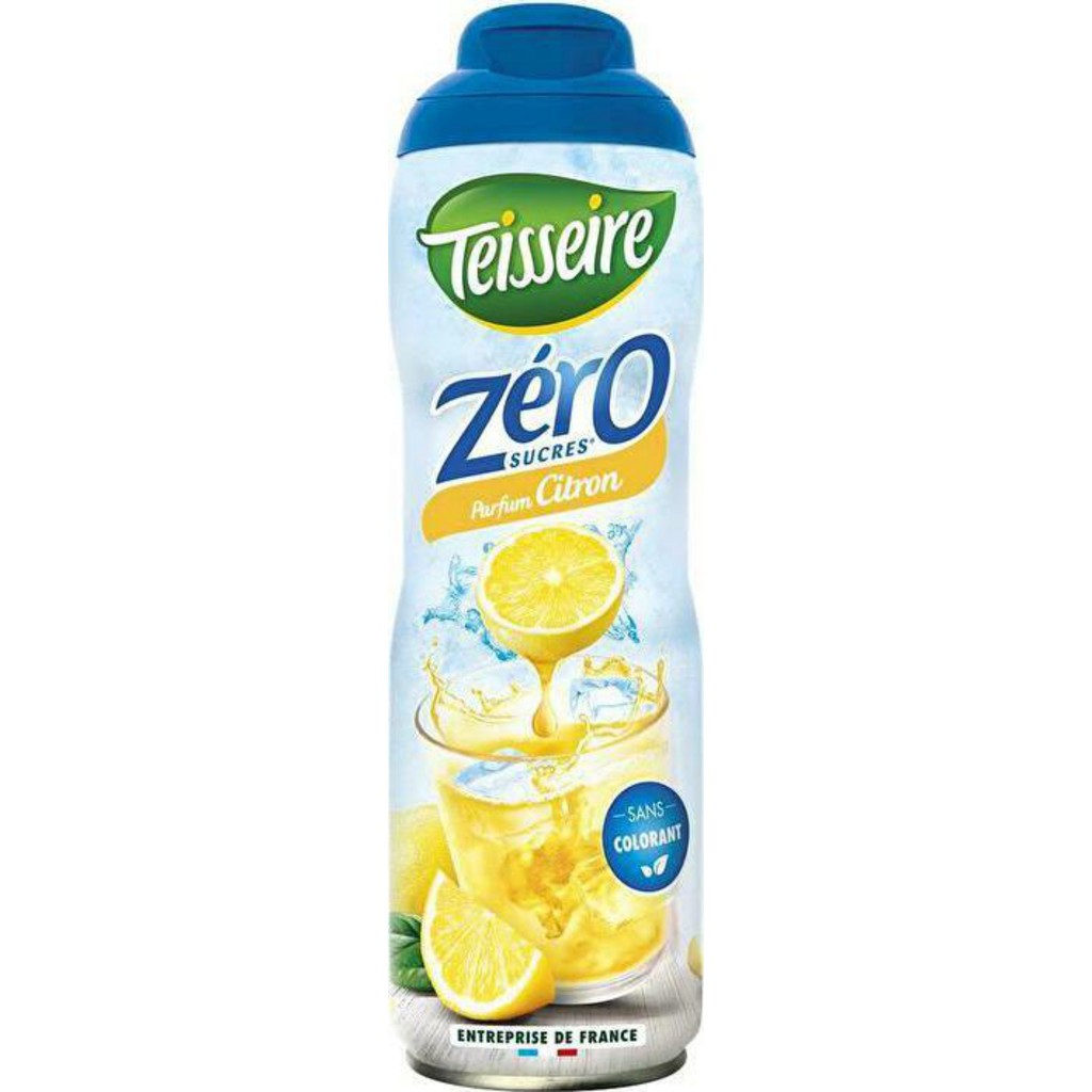 Zéro Teisseire Sirop de citron sans sucres 60cl 