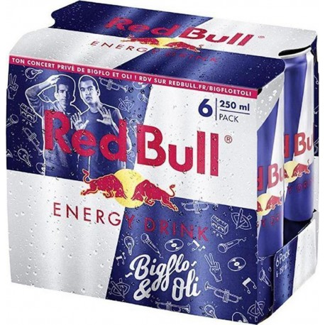 Red Bull Boisson gazeuse énergisante 25cl (pack de 6)