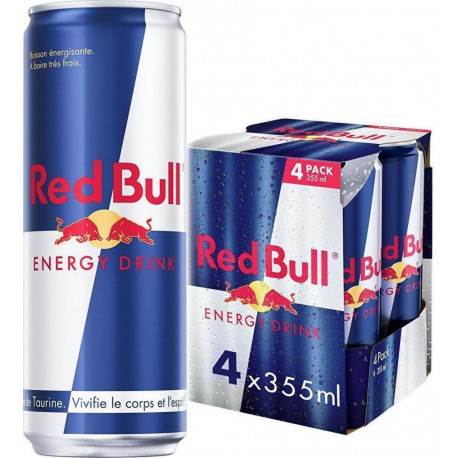 Red Bull Boisson gazeuse énergisante 4 x 35,5 cl