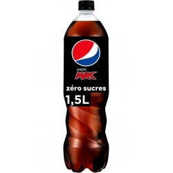 Pepsi Boisson gazeuse au cola sans sucres 1,5L