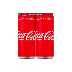 Coca-Cola Boisson gazeuse au cola goût original 4 x 25 cl