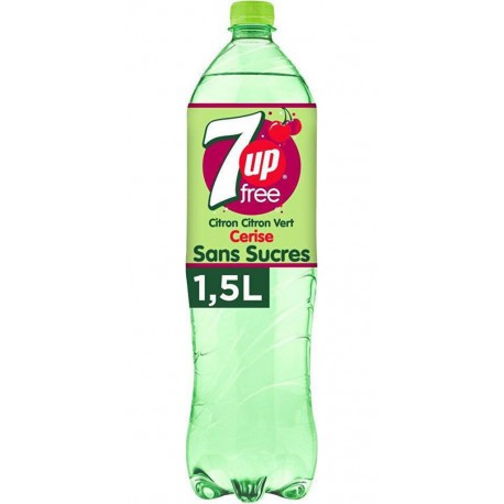 7 Up Lime sans sucre cerise 1,5 L