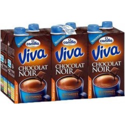 Candia Viva Chocolat Noir 1L (pack de 6)
