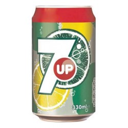 7up Citron et Citron Vert 33cl (pack de 24)