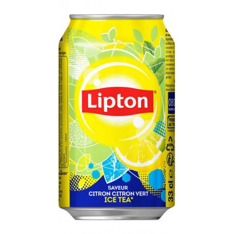 Lipton Ice Tea Citron et Citron Vert 33cl (pack de 24)