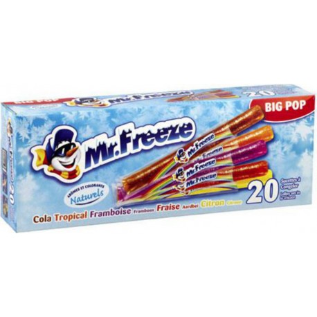 Mr.Freeze Big Pop 45ml (20 bâtons glacés)