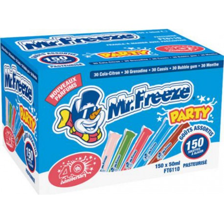 Mr.Freeze “Party” 50ml (150 bâtons glacés)