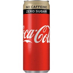 Coca-Cola Zero Sans Caféine 25cl (lot de 12 packs de 6 soit 72 canettes)