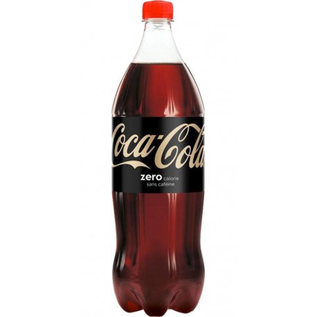 Coca-Cola - Sans caféine, boissons gazeuses gazeuses, 2 l (Pack de 6),  bouteille en plastique