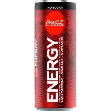 Coca-Cola Energy No Sugar 25cl (pack de 24)