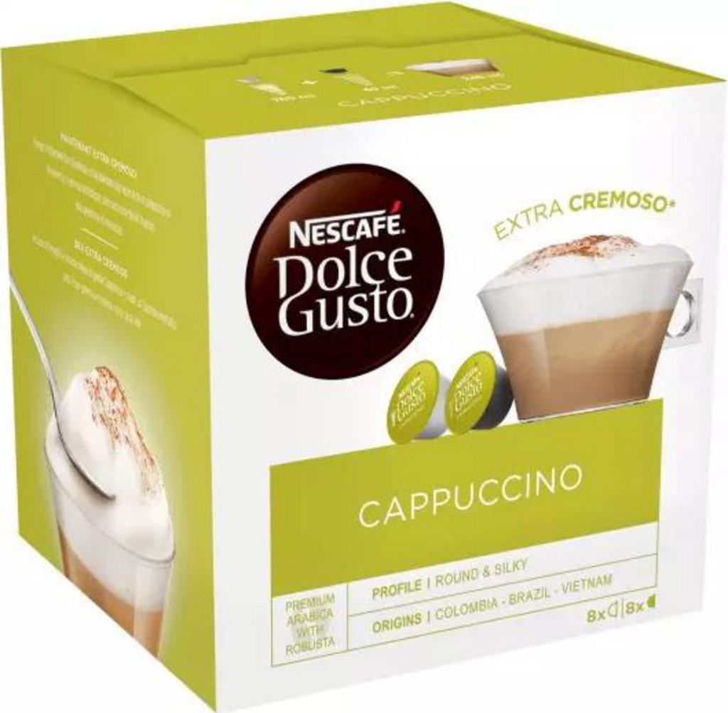 Nescafé Cappuccino - 16 Capsules pour Dolce Gusto à 4,69 €