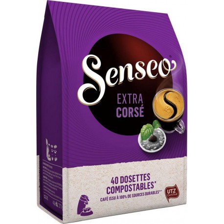 Senseo Café dosettes extra corsé 40 dosettes 277g