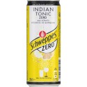Schweppes Indian Tonic Zero 33cl (lot de 12 packs de 6 soit 72 canettes)