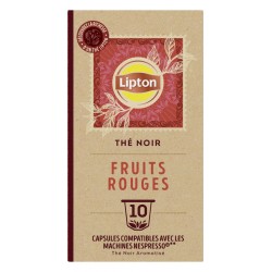 Lipton Infusion Thé Fruit Rouge Nespresso x10