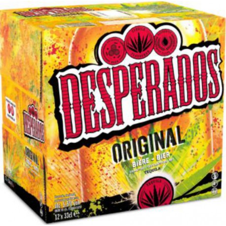 Desperados Bière à la tequila 5.9% 12 x 33 cl  5.9%vol.