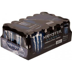 Monster Absolutely Zero 50cl (lot de 6 packs de 24 soit 144 canettes)