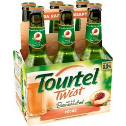 Twist Tourtel Bière sans alcool Pêche 6 x 27,5 cl