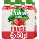 Juicy Volvic Eau aromatisée au jus de fraise 6 x 50cl (pack de 6)