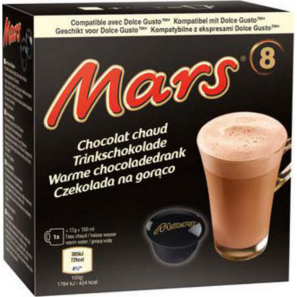 Boissons au Chocolat - Dolce Gusto Compatible - 32 Capsules - Mars