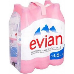 Evian 1,5L (lot de 6 packs de 6 soit 36 bouteilles)