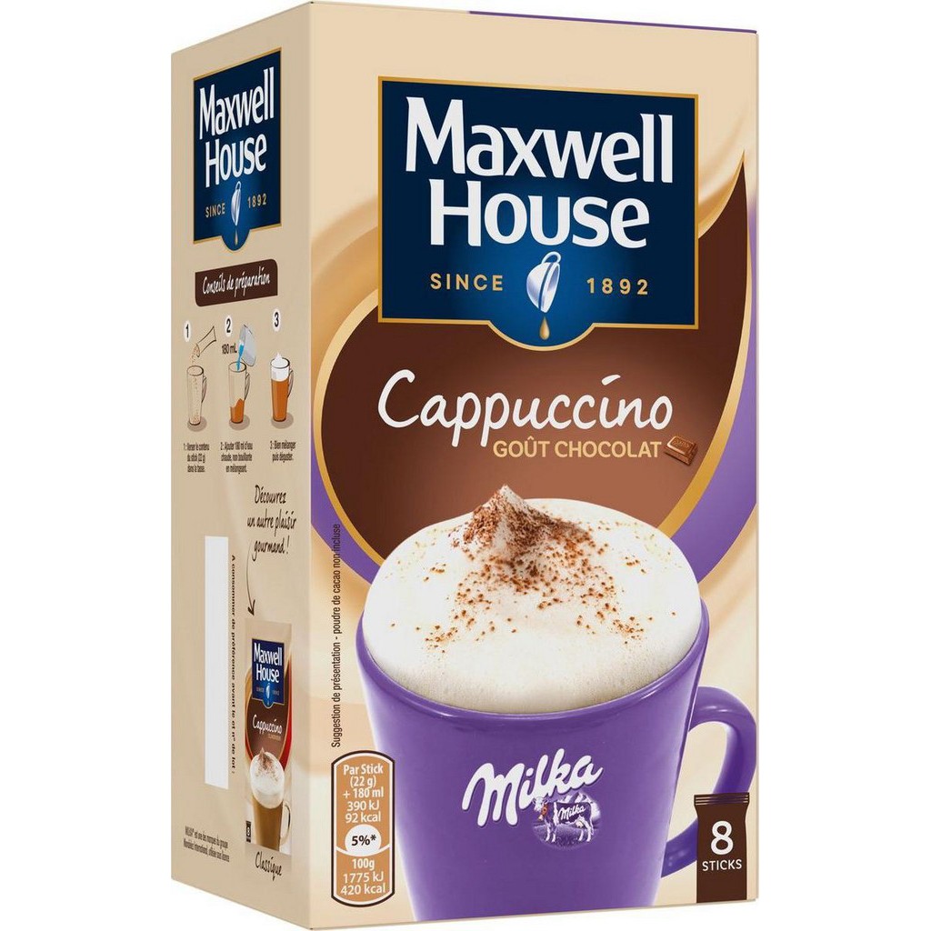 Promo Maxwell house stick de café soluble chez Géant Casino