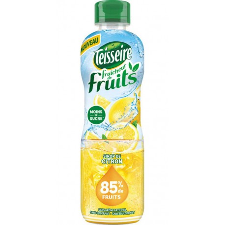 Teisseire Fraicheur De Fruits Citron 60cl (lot de 6)