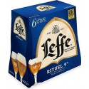 Leffe Bière blonde rituel 9% 6 x 25 cl 9%vol.