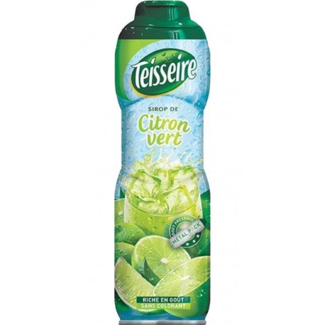 Teisseire Sirop Citron Vert 60cl (lot de 2 bouteilles)