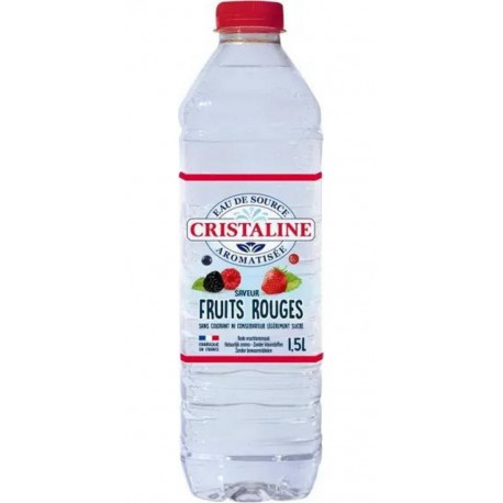 Cristaline Fruits Rouges 1,5L (pack de 6) - selfdrinks.com