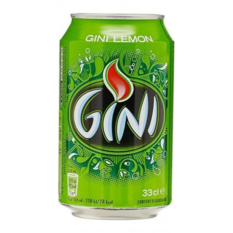 Gini Lemon Citron 33cl (pack de 12)