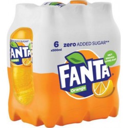 Fanta Orange Zero 50cl (pack de 6)