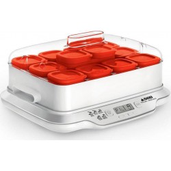SEB Yaourtière Multi Delices Express Rouge 600W 12 Pots YG661500 (YG661A00)