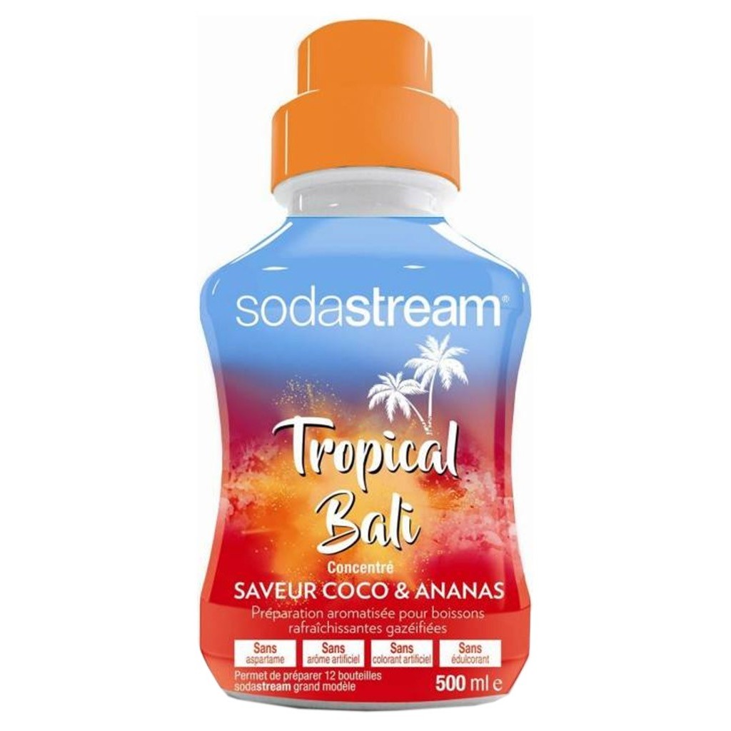 Sodastream Tropical Bali Concentré Saveur Coco et Ananas 500ml (lot de 2) 