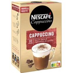 Nescafé Cappuccino Café soluble 10 sticks 140g