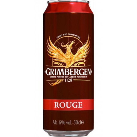 Grimbergen Rouge 6% 50cl (lot de 48 canettes)