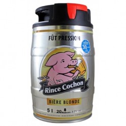 Rince Cochon Blonde Fût Pression 5L (lot de 2)