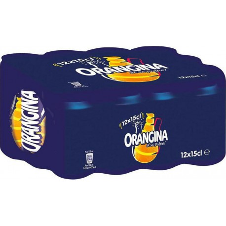 Orangina Boisson gazeuse à l'orange et sa pulpe 12 x 15cl (pack de 12)