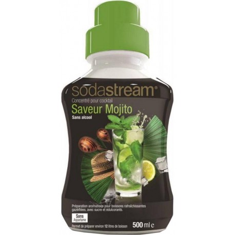 Sodastream Concentré pour Cocktail Saveur Mojito sans Alcool 500ml (lot de 3)