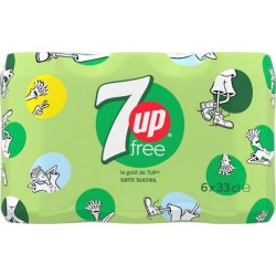 7 Up Lime zero 33cl (pack de 6)