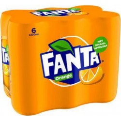 Fanta Orange slim 33cl (pack de 6)