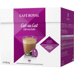 Café Royal Café Au Lait Compatible Dolce Gusto (lot de 64 capsules)