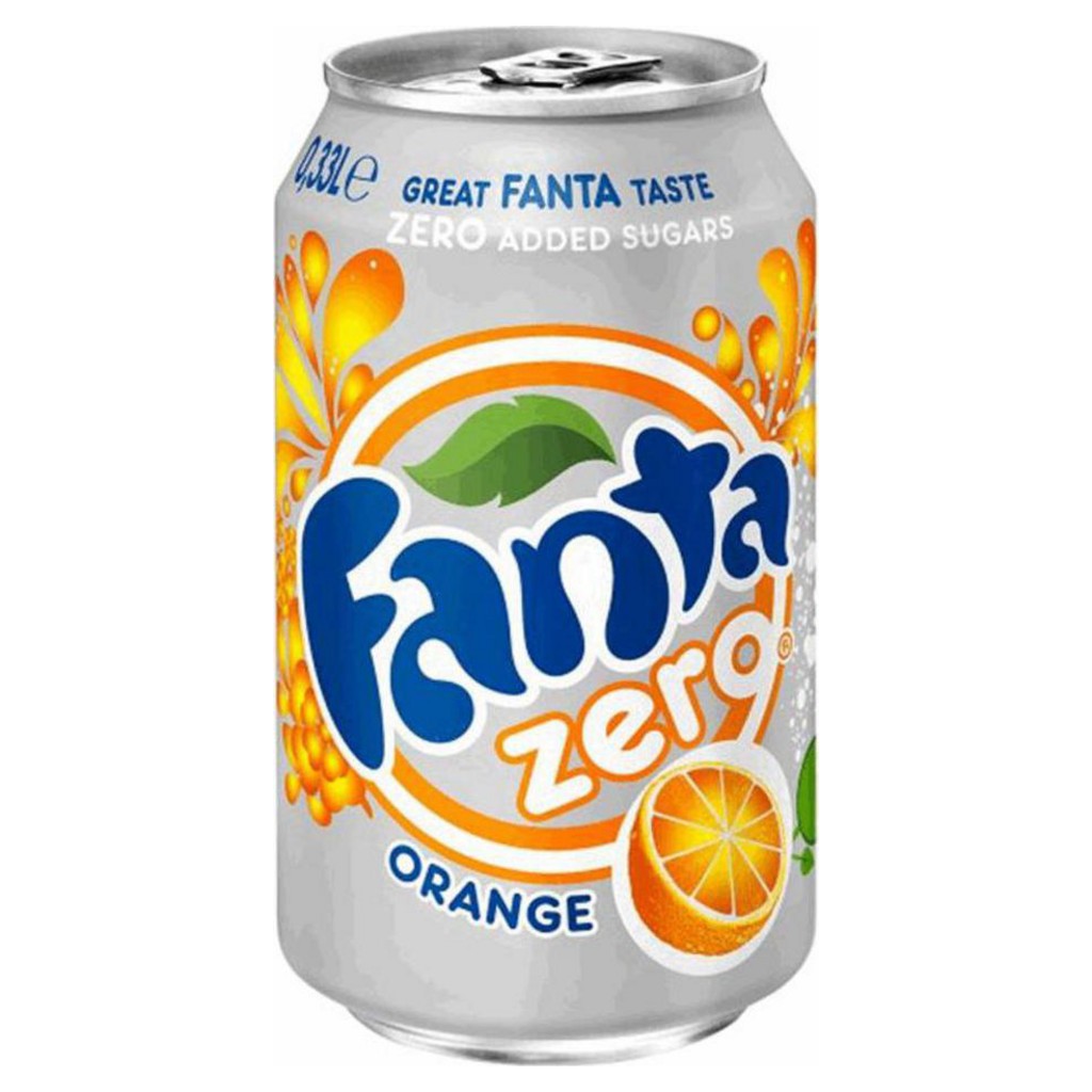 Fanta Orange boîte 33 cl (la canette)