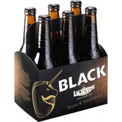 Licorne Bière black douce & savoureuse 6% 6 x 33 cl 6%vol. (pack de 6)
