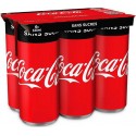 Coca-Cola Soda à base de cola sans sucres 6 x 33cl (pack de 6)