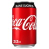 Coca-Cola Soda à base de cola sans sucres 33cl