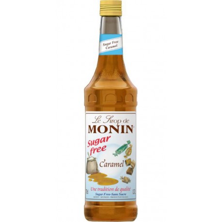 Monin Caramel Sans Sucre 70cl (lot de 4)