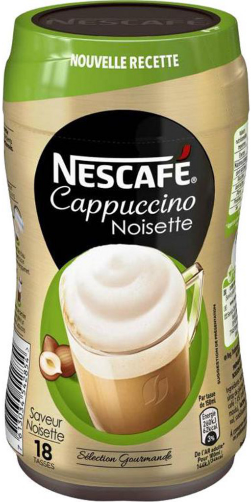 Cappuccino Noisette Less sugars