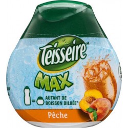 Teisseire Max Pêche 66ml (lot de 4 gourdes)