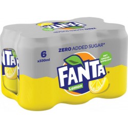 Fanta Citron Zero 6x33cl (pack de 6)