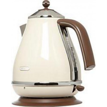 Icona – bouilloire électrique marron vintage DeLonghi, pour thé, appareil  de cuisine domestique